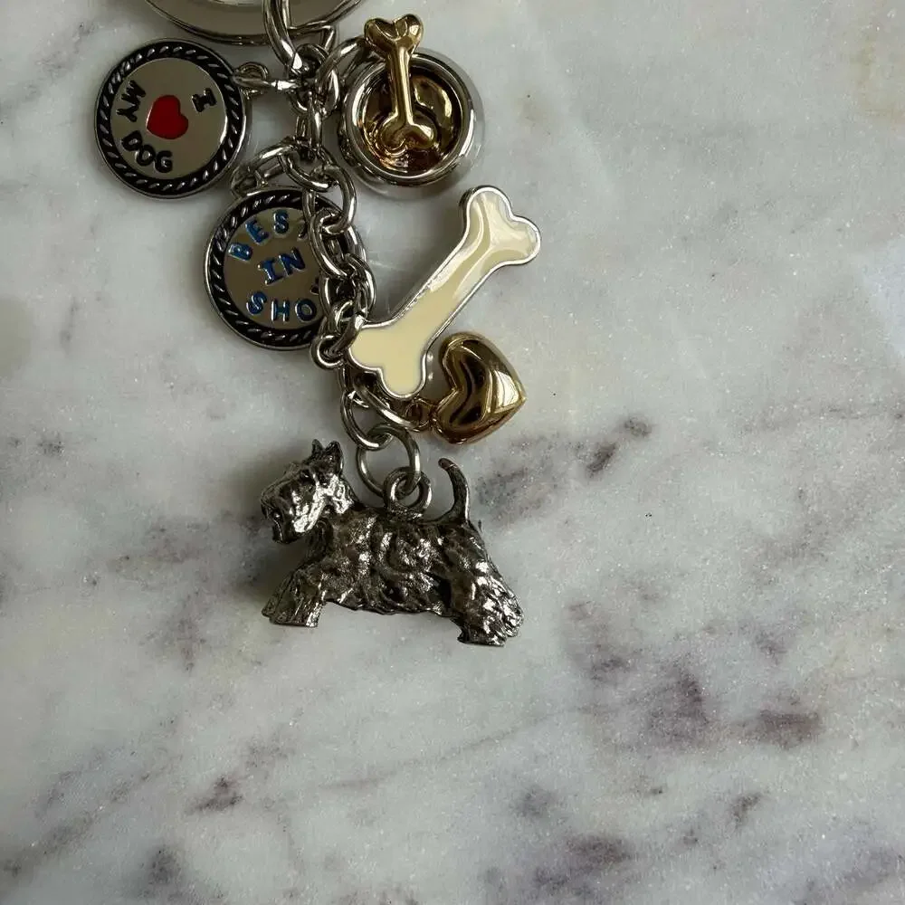 LittleGifts Scottish Terrier Dog Keychain with Charms